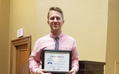 Devin Morris honored as Young Alumnus for College of Biblical Studies