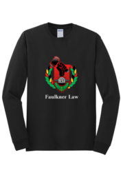 Faulkner BLSA Logo on T-Shirt