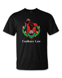 Faulkner BLSA Logo on T-Shirt