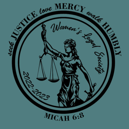 Women's Legal Society T-Shirt back design for 2022