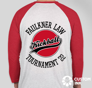 Phi Alpha Delta Kickball T-Shirt Logo Back 