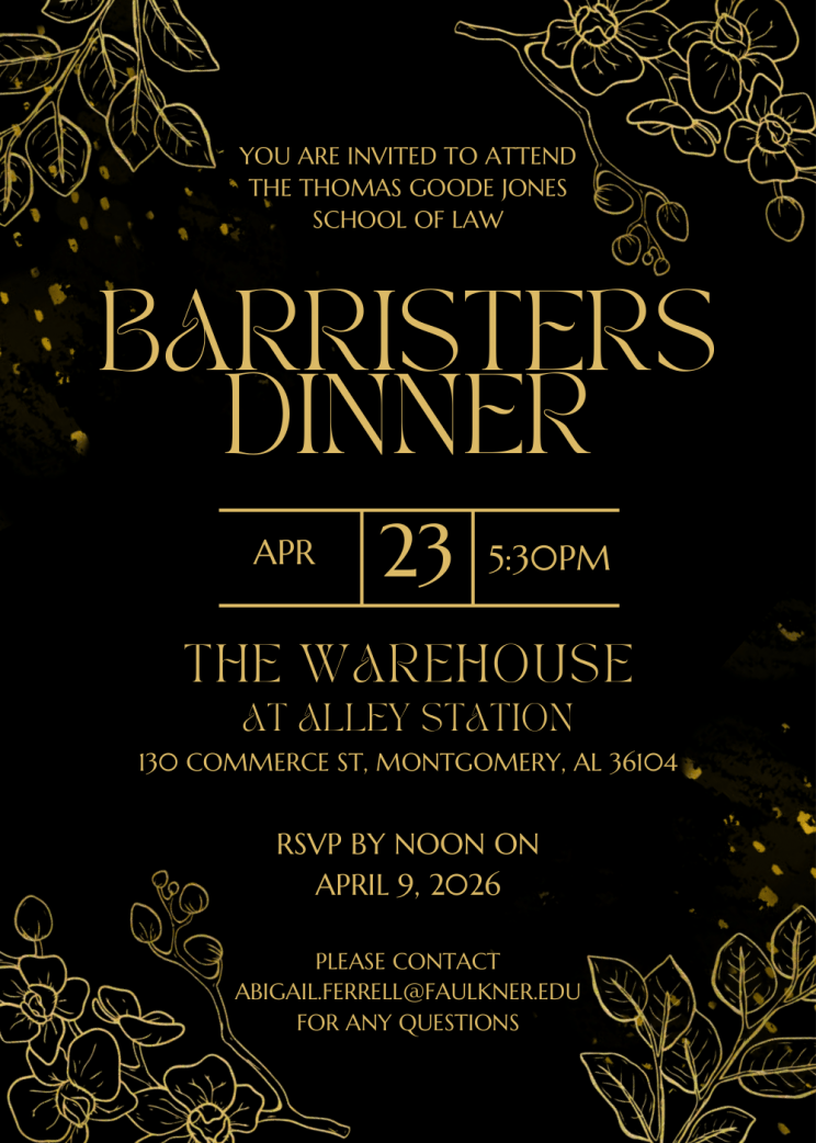 Law Barristers Dinner 2026